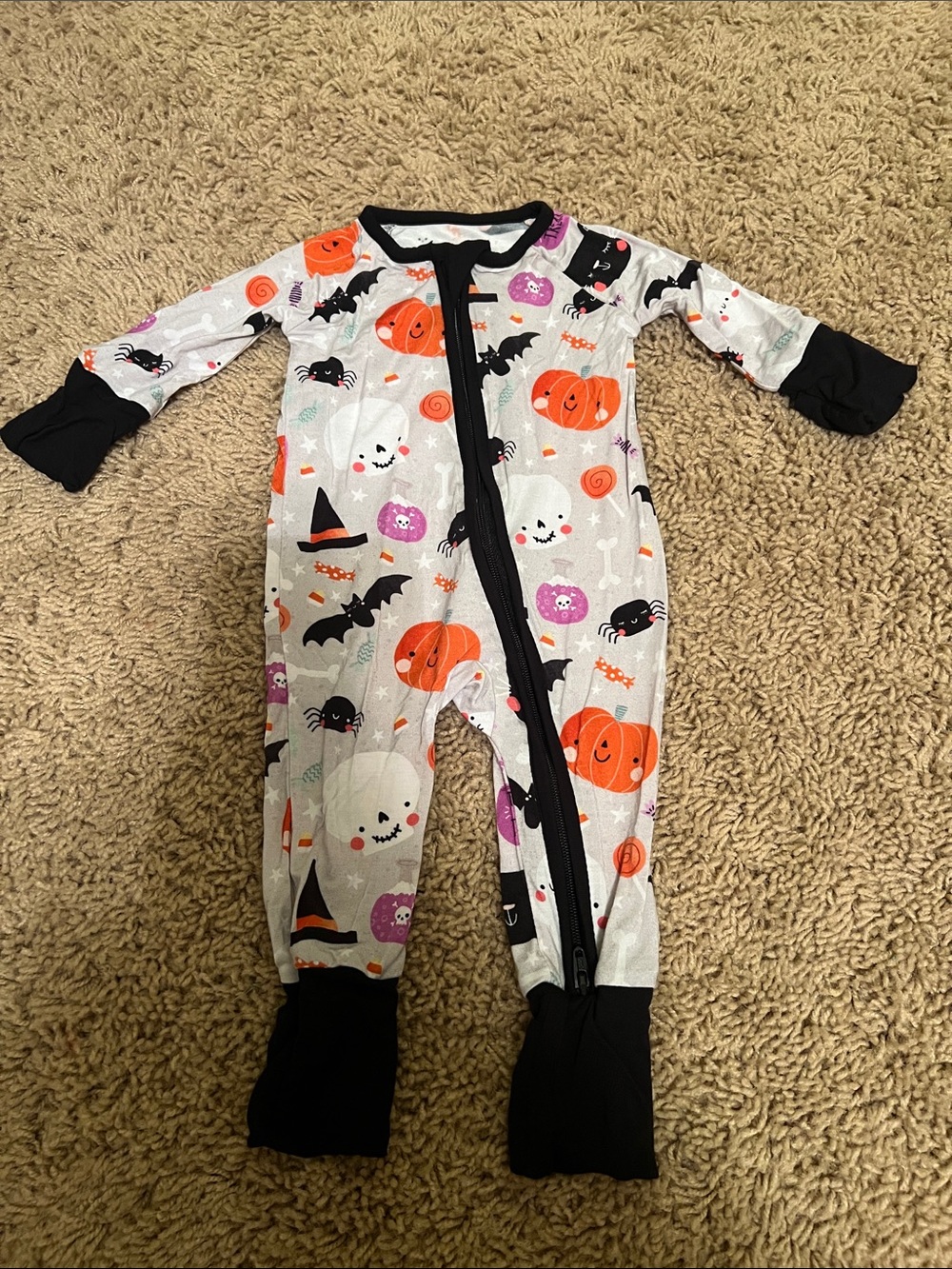 Little Sleepies Halloween Zippered Footie